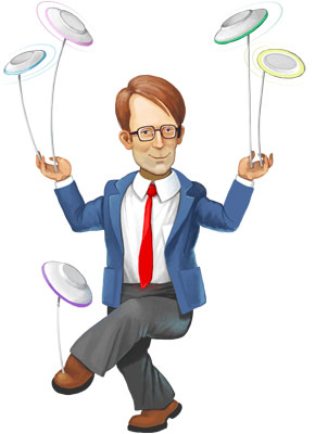 Service management can be like spinning plates