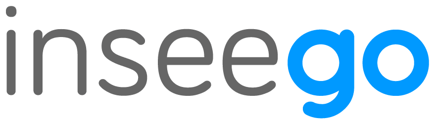 inseego logo in grey and blue