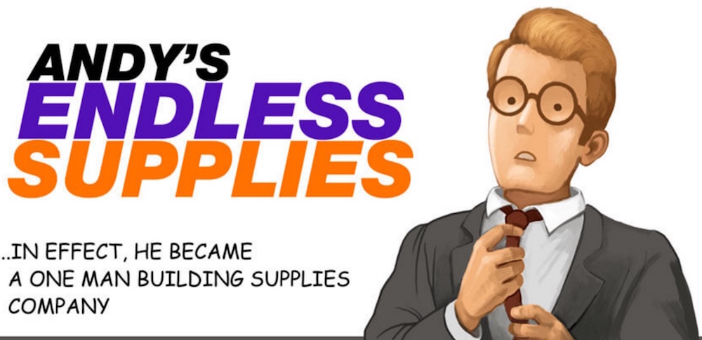 Andy Upstart – Unemployed Building Supplies Salesman from Swindon ­